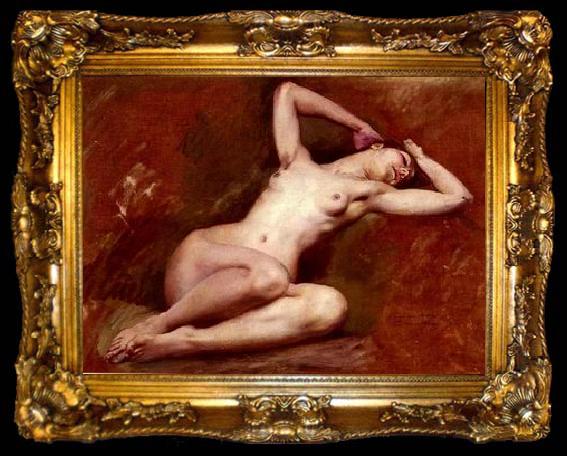 framed  unknow artist Sexy body, female nudes, classical nudes 106, ta009-2